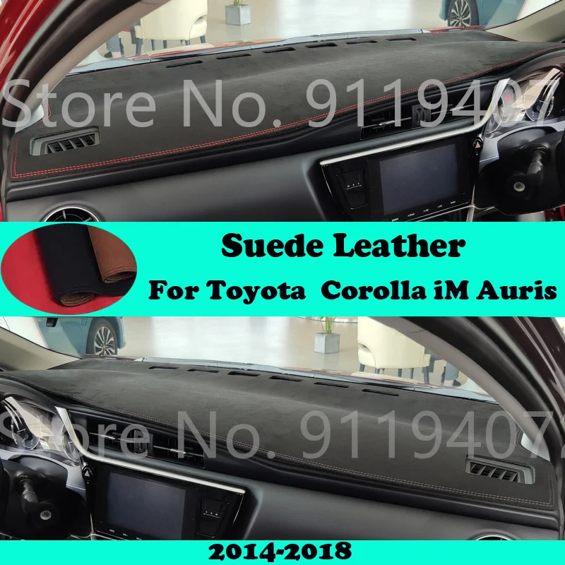 For Toyota Corolla axio fielder 2013 2014-2018 Suede Leather Dashmat Dashboard Cover Pad Dash Mat Carpet Car-Styling Accessories
For Toyota Corolla axio fielder 2013 2014-2018 Suede Leather Dashmat Dashboard Cover Pad Dash Mat Carpet Car-Styling Accessories