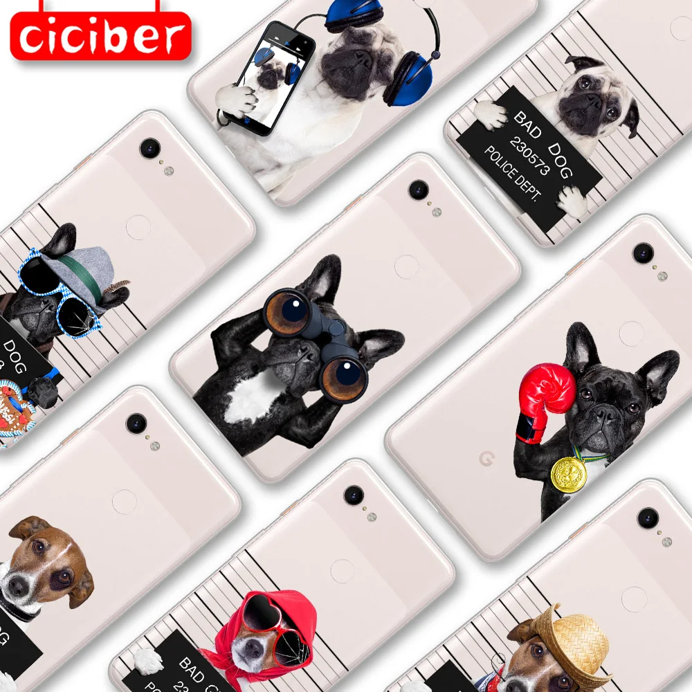 Funny Dog Case For Google Pixel 4 5 3 2 XL Cover for Pixel 3a 4a 5G XL Soft Silicone TPU Luxury shockproof Protect Phone Fundas
Funny Dog Case For Google Pixel 4 5 3 2 XL Cover for Pixel 3a 4a 5G XL Soft Silicone TPU Luxury shockproof Protect Phone Fundas