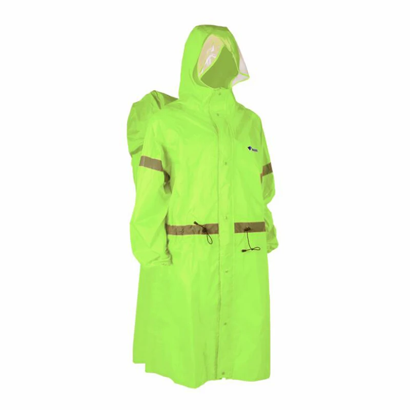 Rainwear Suit With Backpack Rain Cover Outdoor Raincoat One-Piece Hooded Long Sleeve Reflective Portable Zipper Button Raincoat 
Rainwear Suit With Backpack Rain Cover Outdoor Raincoat One-Piece Hooded Long Sleeve Reflective Portable Zipper Button Raincoat