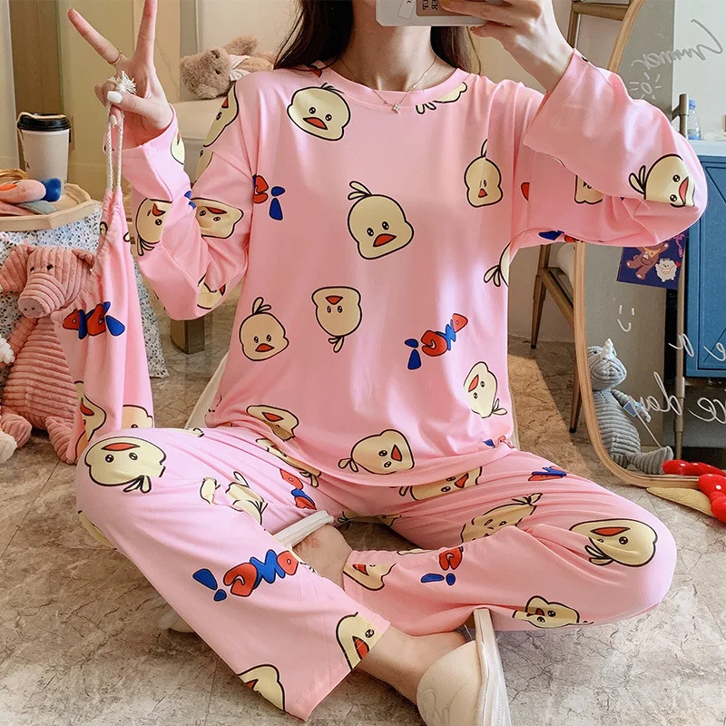 The cute new autumn/Winter 2020 pajama long-sleeved suit for women with kawaii cartoon style avocado girl-pink pajama suit for
The cute new autumn/Winter 2020 pajama long-sleeved suit for women with kawaii cartoon style avocado girl-pink pajama suit for