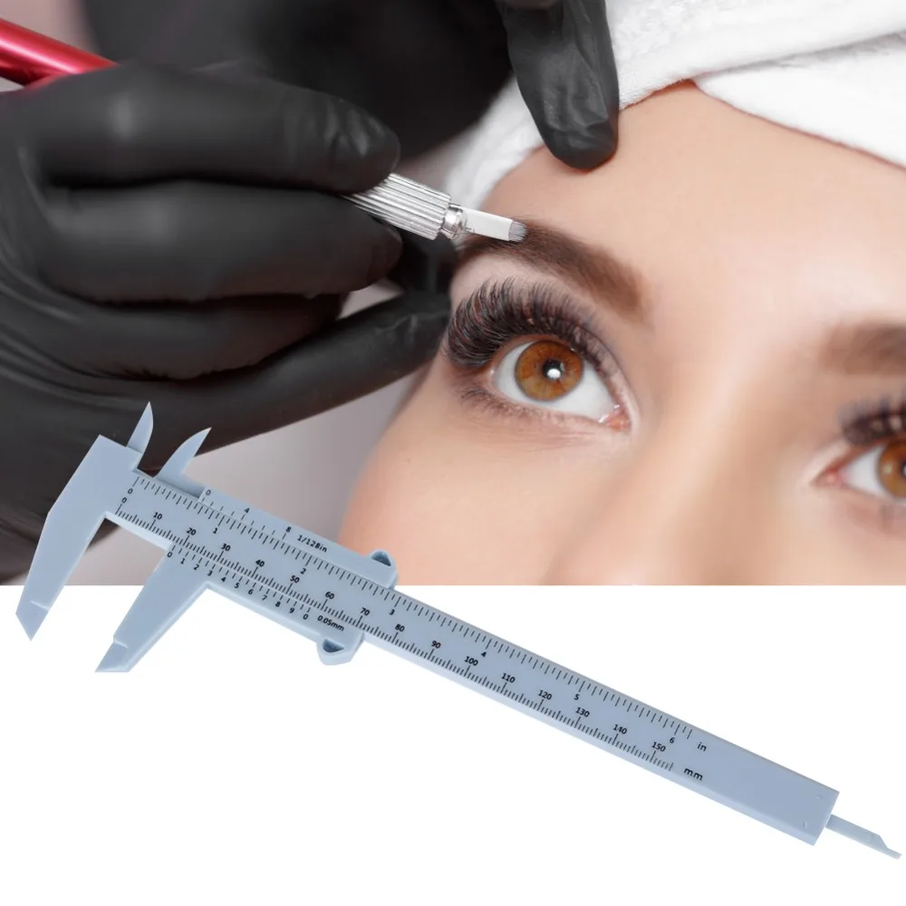 Plastic Eyebrow Measuring Vernier Caliper Tattoo Ruler Eyebrow Measure Balance Extension Ruler Permanent Makeup Measurement Tool
Plastic Eyebrow Measuring Vernier Caliper Tattoo Ruler Eyebrow Measure Balance Extension Ruler Permanent Makeup Measurement Tool