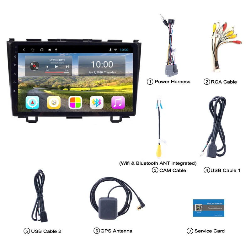 2G RAM 9 inch android 10 car DVD player For Honda CRV 2007-2011 audio multimedia gps navigation system
2G RAM 9 inch android 10 car DVD player For Honda CRV 2007-2011 audio multimedia gps navigation system