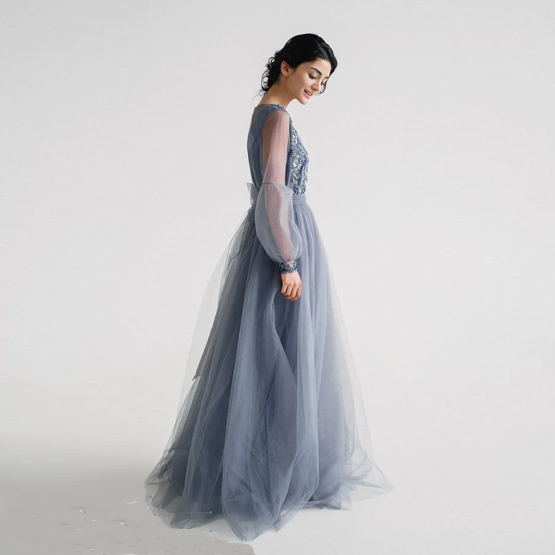 Женское Тюлевое платье с вышивкой, фиолетовое Простое Элегантное платье-трапеция с V-образным вырезом, цветочной вышивкой, бантом, лентой и ...
Женское Тюлевое платье с вышивкой, фиолетовое Простое Элегантное платье-трапеция с V-образным вырезом, цветочной вышивкой, бантом, лентой и ...