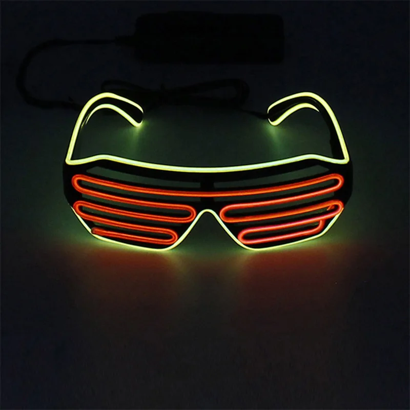 Blind Glasses El Luminous Glasses Cold Light Prop Dual Color Luminous Led Glasses The Atmosphere of Glasses Children's Toys
Blind Glasses El Luminous Glasses Cold Light Prop Dual Color Luminous Led Glasses The Atmosphere of Glasses Children's Toys