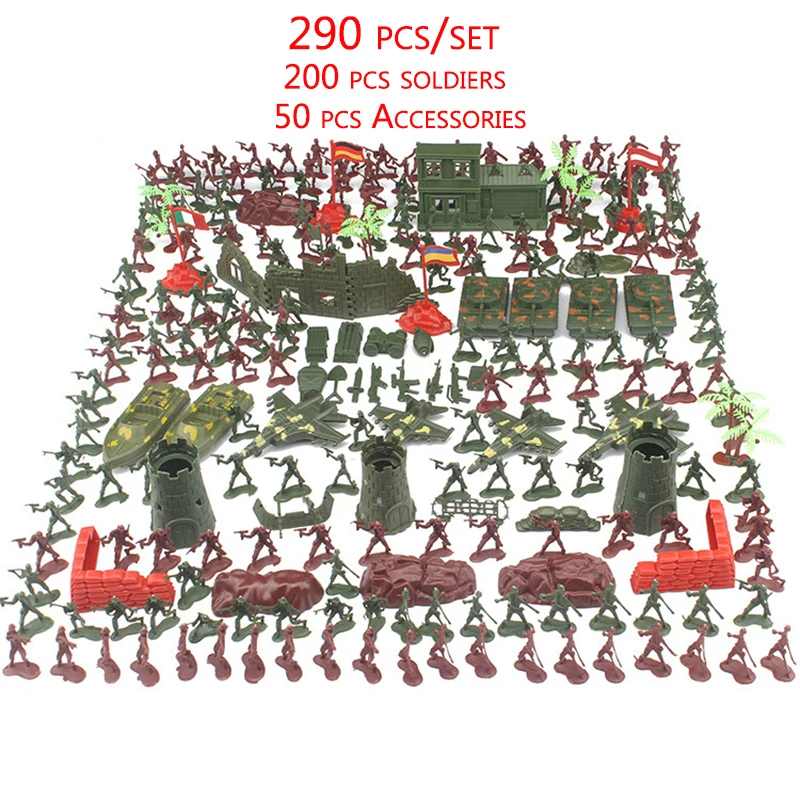 290 шт./компл. WW2 4 см Военная пластиковая модель детской армии, мужские и аксессуары, подарок для детей, мальчиков
290 шт./компл. WW2 4 см Военная пластиковая модель детской армии, мужские и аксессуары, подарок для детей, мальчиков