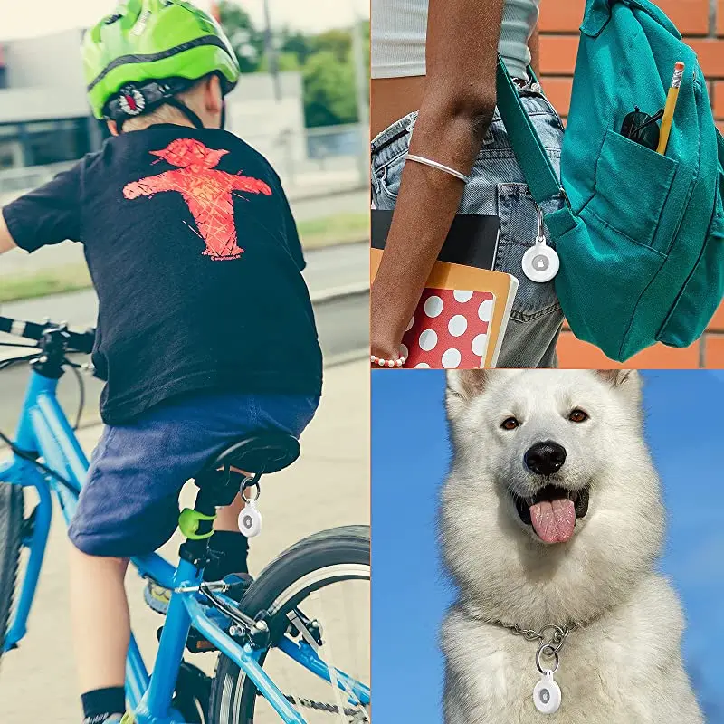 TPU Shockproof Protective Case For AirTag 2021 Soft Silicone Skin Protective Cover For AirTags Keychain Anti-Lost Anti-Scratch
TPU Shockproof Protective Case For AirTag 2021 Soft Silicone Skin Protective Cover For AirTags Keychain Anti-Lost Anti-Scratch