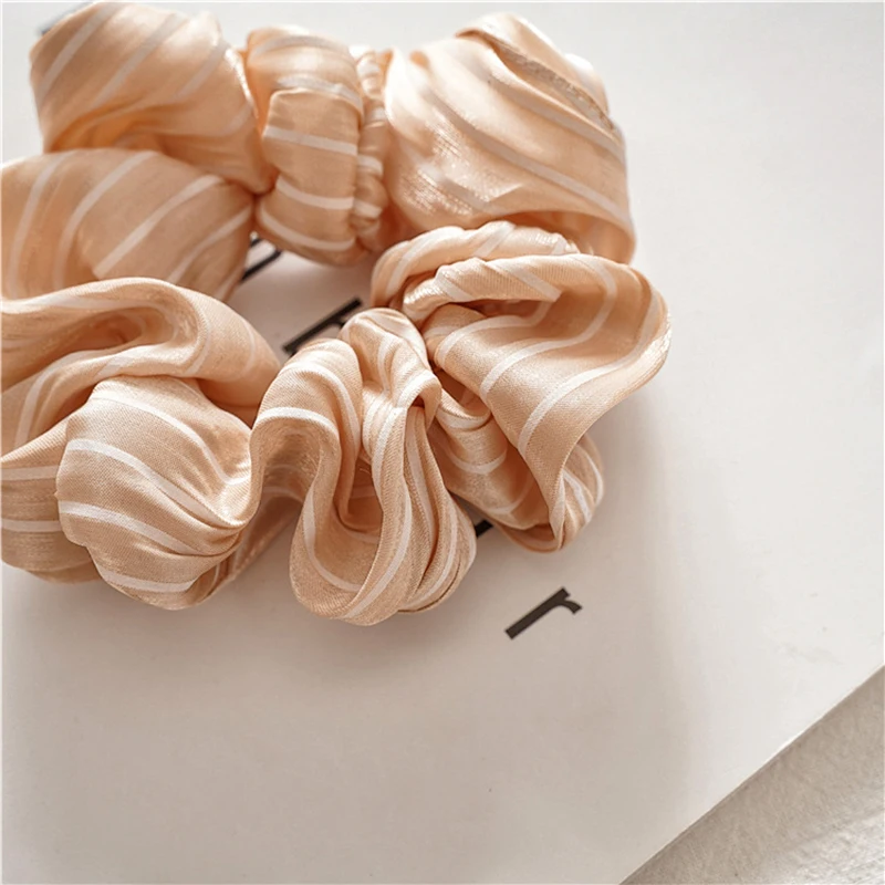Women Silk Scrunchies Elastic Hair Band Ponytail Holder Headband Hair Accessories Hair Ties Plaid Hair Bands Hair Ring Hair Rope
Women Silk Scrunchies Elastic Hair Band Ponytail Holder Headband Hair Accessories Hair Ties Plaid Hair Bands Hair Ring Hair Rope