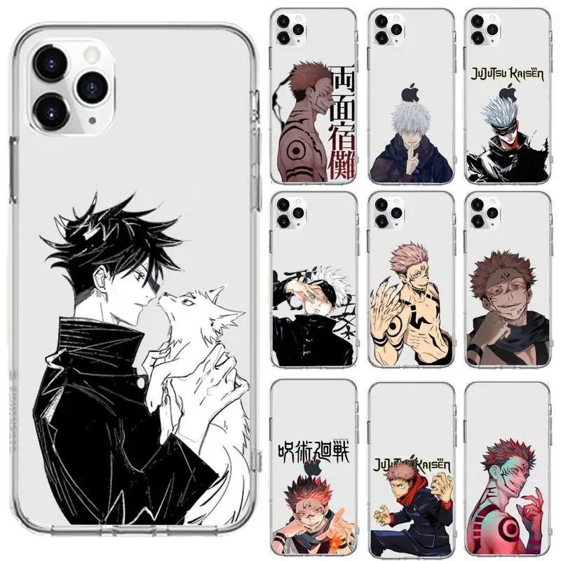 Jujutsu kaisen Phone Case For iphone 13 12 11 8 7 plus mini x xs xr pro max Transparent soft 
Jujutsu kaisen Phone Case For iphone 13 12 11 8 7 plus mini x xs xr pro max Transparent soft