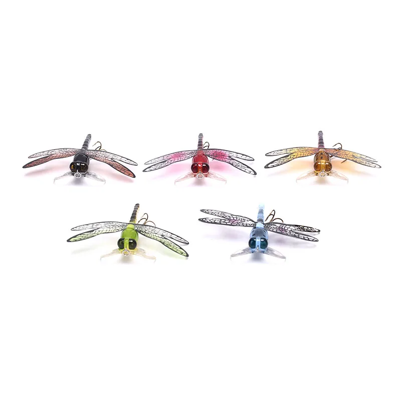 1PC Dragonfly Fishing Lure Weight 28g Length 75mm Life-like With Hooks For Trolling Hard | Спорт и развлечения
