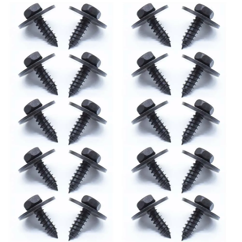 20Pcs Hex Head Screws Accessories Anti-corrosion For Bumper Engine Parts Retainers
20Pcs Hex Head Screws Accessories Anti-corrosion For Bumper Engine Parts Retainers