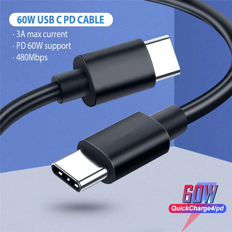 Кабель Type C для Macbook Nitendo переключатель Samsung note 10 Pd 3 0 быстрая зарядка 4 60 Вт Usb
