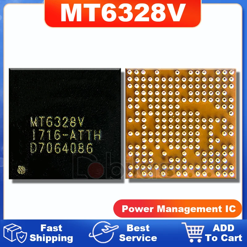 

5Pcs MT6328V MT6328 6328V BGA For Meizu Charm Blue NOTE2 Power Supply IC PMIC PM IC Power Chip Chipset