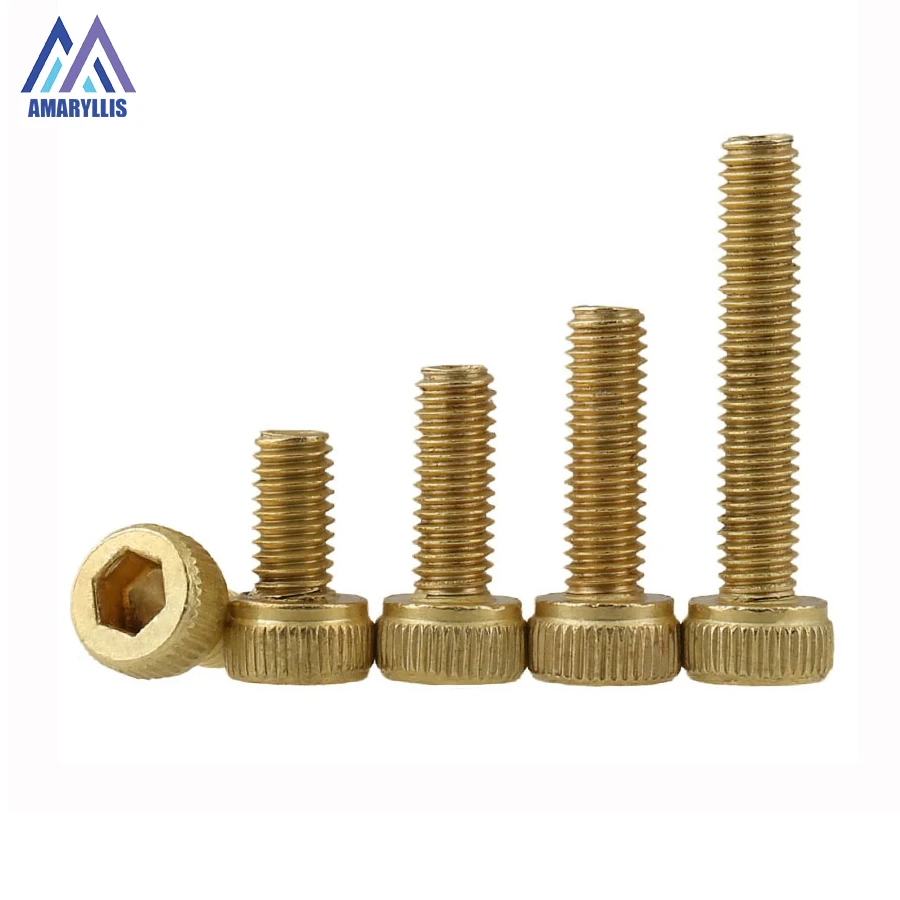 Brass Hex Hexagon Socket Head Screw M2 M2.5 M3 Cap Head Copper Screws Bolts Length 4mm-30mm
Brass Hex Hexagon Socket Head Screw M2 M2.5 M3 Cap Head Copper Screws Bolts Length 4mm-30mm