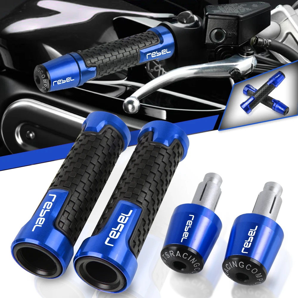 Motorcycle 22mm 7/8" CNC Handlebar Hand Grips Rubber Grip For HONDA REBEL CMX 300 500 CMX300 CMX500 2017- 2020 2021 2019 2018
Motorcycle 22mm 7/8" CNC Handlebar Hand Grips Rubber Grip For HONDA REBEL CMX 300 500 CMX300 CMX500 2017- 2020 2021 2019 2018