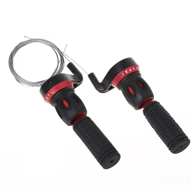 

New 1 Pair Derailleur Grips Bicycle Lever Transmission Twist Grip Speed Change MTB Bike Cycling Gear Shifter Travel Compatible