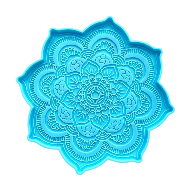 Mandala Coaster Epoxy Resin Mold Flower Tray Cup Mat Casting Silicone Mould DIY Crafts Home Decoration Making Tool
Mandala Coaster Epoxy Resin Mold Flower Tray Cup Mat Casting Silicone Mould DIY Crafts Home Decoration Making Tool