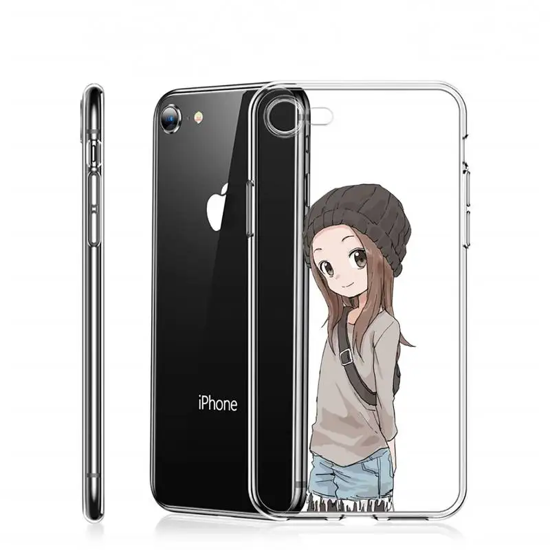 Anime Teasing Master Takagi-san Phone Case Transparent for iPhone 6 7 8 11 12 s mini pro X XS XR MAX Plus
Anime Teasing Master Takagi-san Phone Case Transparent for iPhone 6 7 8 11 12 s mini pro X XS XR MAX Plus