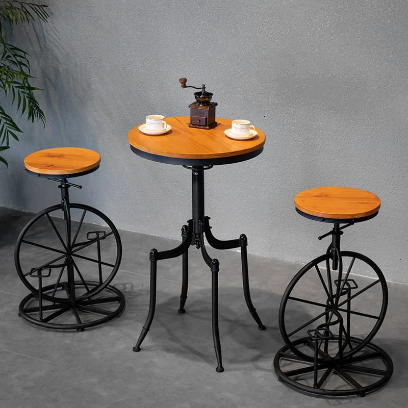 Iron Art Bar Counter Chair Industry Wind Originality Chair Backrest Adjust Chair Modern Solid Wood Cushion Height Foot Chair Bar
Iron Art Bar Counter Chair Industry Wind Originality Chair Backrest Adjust Chair Modern Solid Wood Cushion Height Foot Chair Bar