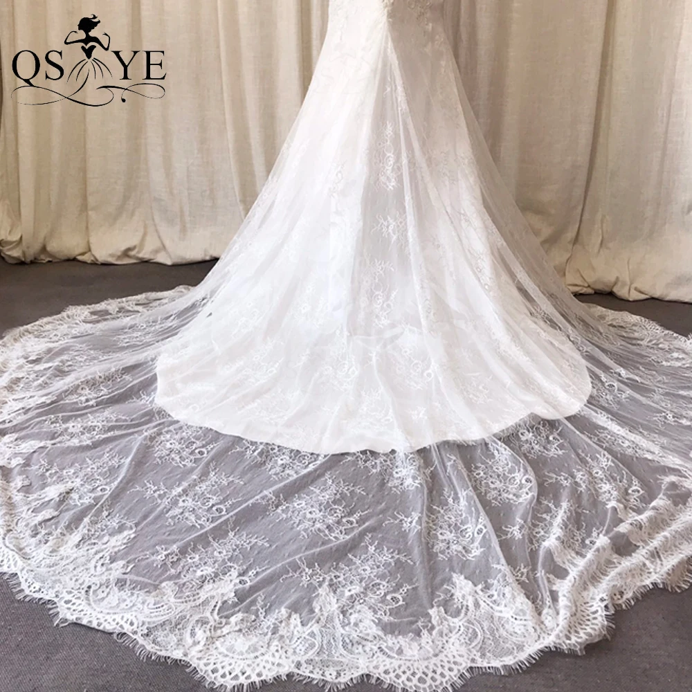 White Mermaid Wedding Dresses Sequin Lace Bridal Gown Spaghetti Straps Bride Dress Open Low Back Marriage Wedding Gown Long Tail
White Mermaid Wedding Dresses Sequin Lace Bridal Gown Spaghetti Straps Bride Dress Open Low Back Marriage Wedding Gown Long Tail