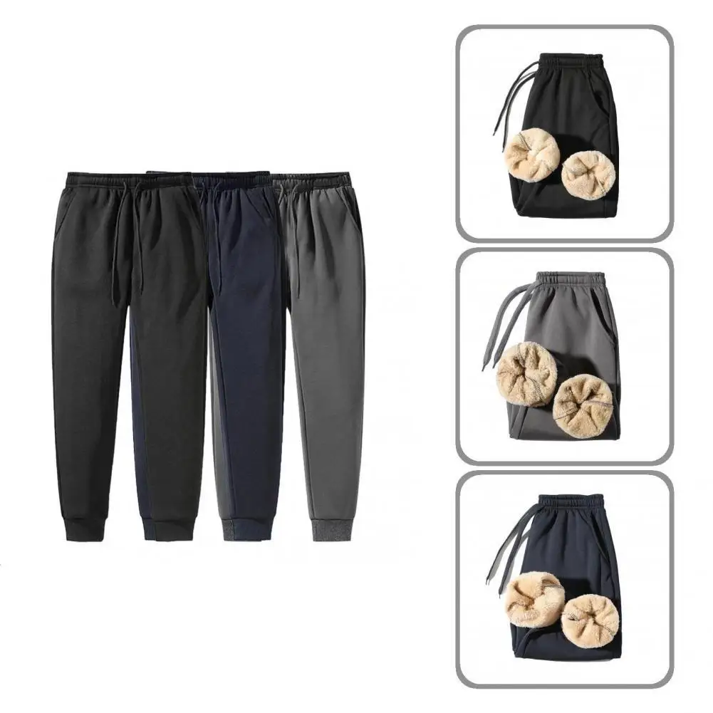 Pants Elastic Waist Straight Comfy Loose Thermals Trousers Thick Pants for Sports
Pants Elastic Waist Straight Comfy Loose Thermals Trousers Thick Pants for Sports