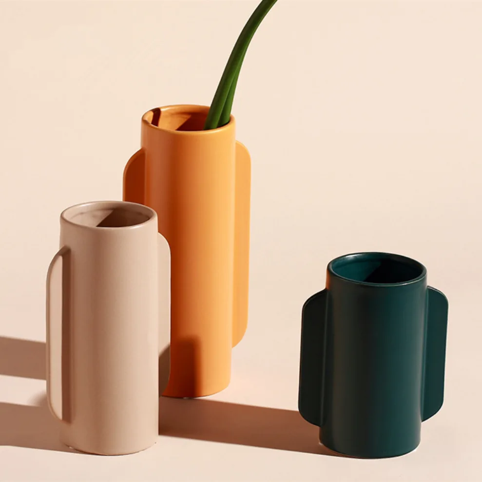 Simple Modern Table Garden Ceramic Vase Plant Pot Nordic Vase Flower Pots Desk Decor Wazon Room Decoration Accessories BI50VS
Simple Modern Table Garden Ceramic Vase Plant Pot Nordic Vase Flower Pots Desk Decor Wazon Room Decoration Accessories BI50VS