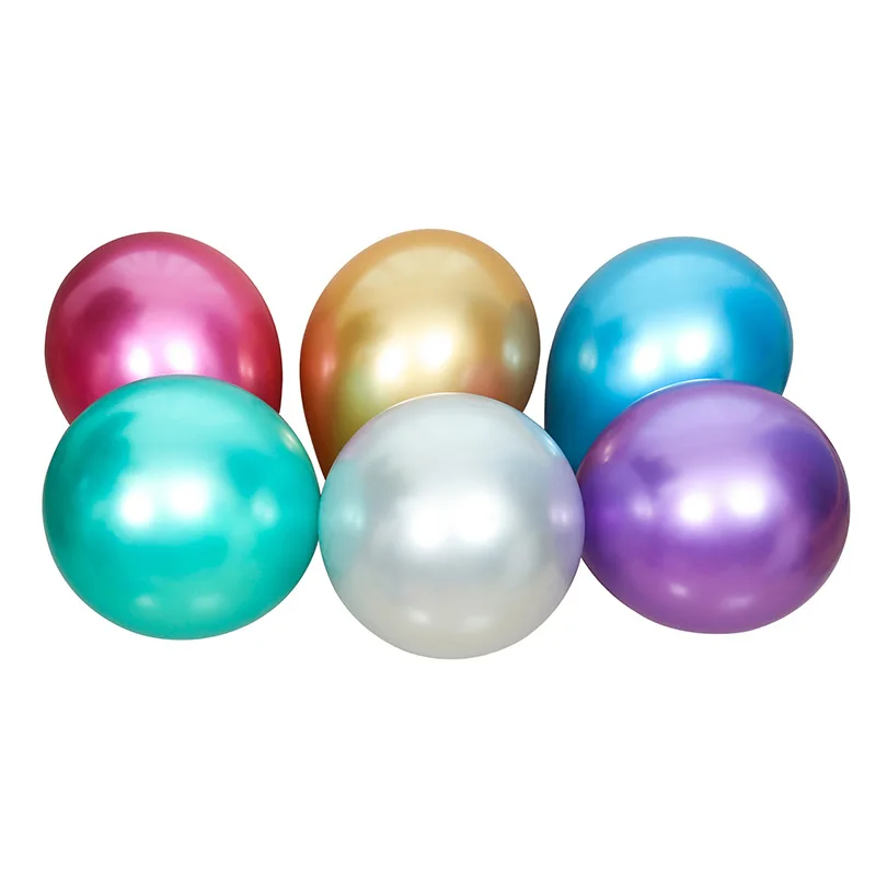 50pcs 10 Inches Metal Latex Balloon 1.8G Pearl Light Metal Ball Wedding Party Supplies Decoration Birthday Arrangement
50pcs 10 Inches Metal Latex Balloon 1.8G Pearl Light Metal Ball Wedding Party Supplies Decoration Birthday Arrangement