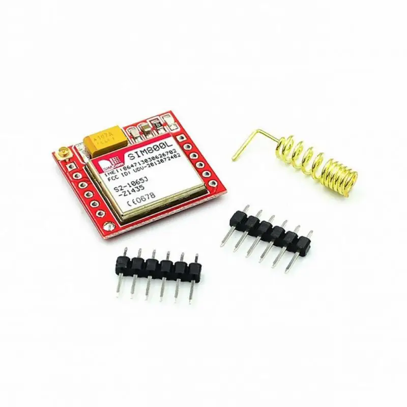 SIM800L GPRS GSM Module Micro SIM Card TTL Serial IPEX Interface Antenna Micro Core Quad-band Wireless Board For Arduino
SIM800L GPRS GSM Module Micro SIM Card TTL Serial IPEX Interface Antenna Micro Core Quad-band Wireless Board For Arduino