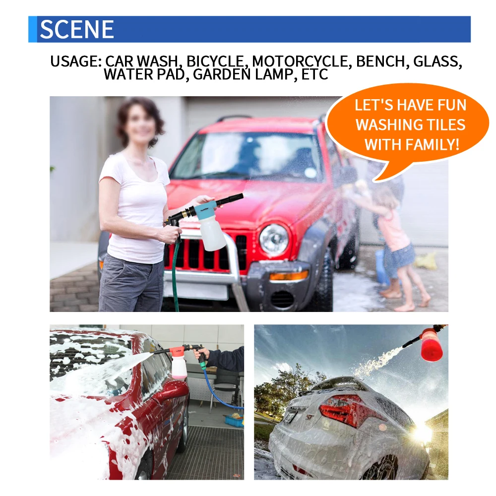 2 In 1 Auto Sneeuw Foam Gun Fles Spuit Tuinslang Auto Venster Zeep Schoonmaken Wassen Verstelbare Schuim Waterkoker Auto Wassen
2 In 1 Auto Sneeuw Foam Gun Fles Spuit Tuinslang Auto Venster Zeep Schoonmaken Wassen Verstelbare Schuim Waterkoker Auto Wassen