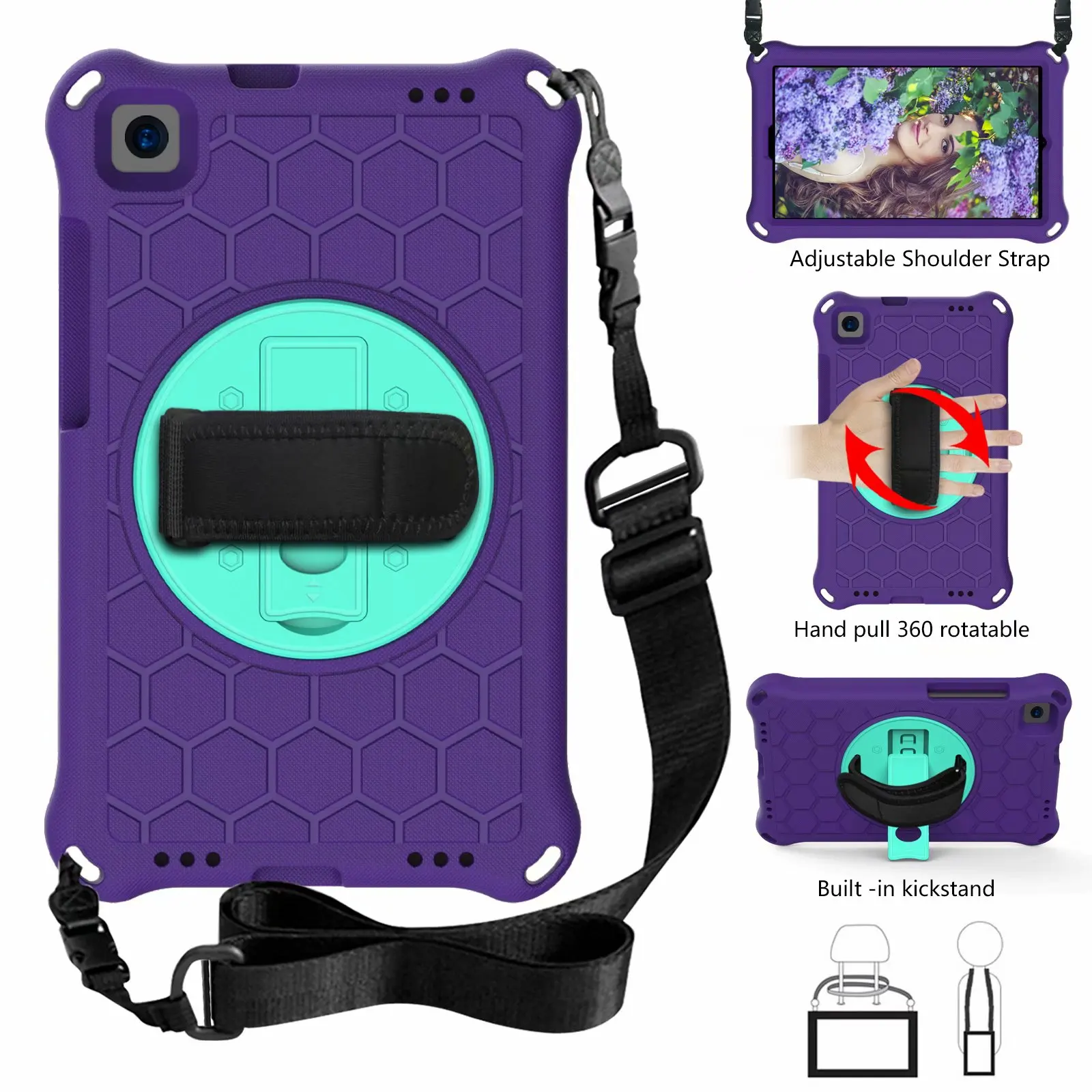Full Body Kids Shockproof Hand-held Tablet Silicon Case For Huawei MediaPad M3 Lite 8.0 M5 8.4 Cover + pen + straps
Full Body Kids Shockproof Hand-held Tablet Silicon Case For Huawei MediaPad M3 Lite 8.0 M5 8.4 Cover + pen + straps