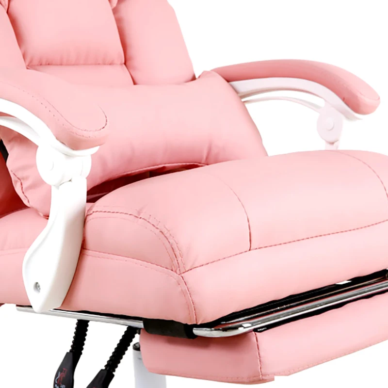 Household PU Leather Computer Chair Ergonomic Girls Gaming Chair Racing Chairs Liftable Swivel Chair Office Furniture Boss Chair 
Household PU Leather Computer Chair Ergonomic Girls Gaming Chair Racing Chairs Liftable Swivel Chair Office Furniture Boss Chair