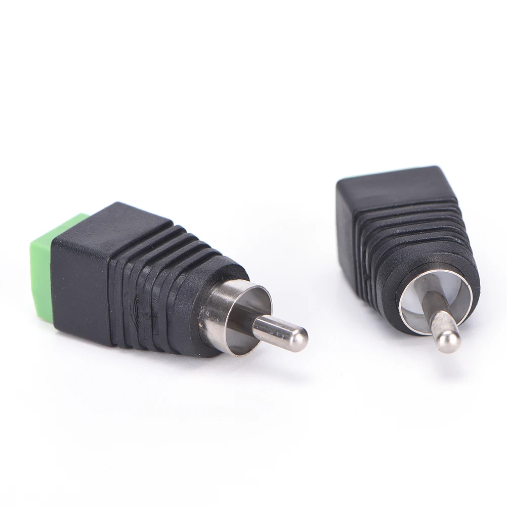 CCTV Phono RCA Male Plug TO AV Terminal Connector Video AV Speaker Wire cable to Audio Male RCA Connector Adapter 4pcs/lot
CCTV Phono RCA Male Plug TO AV Terminal Connector Video AV Speaker Wire cable to Audio Male RCA Connector Adapter 4pcs/lot