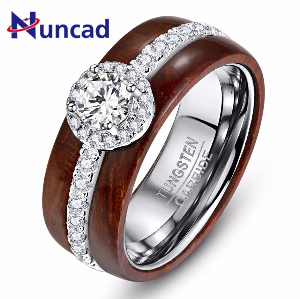 High Polish Crystal Zircon Man Knuckle Finger Ring Real Koa Wood Tungsten Steel Ring Carbide For Men Bijoux Homme
High Polish Crystal Zircon Man Knuckle Finger Ring Real Koa Wood Tungsten Steel Ring Carbide For Men Bijoux Homme