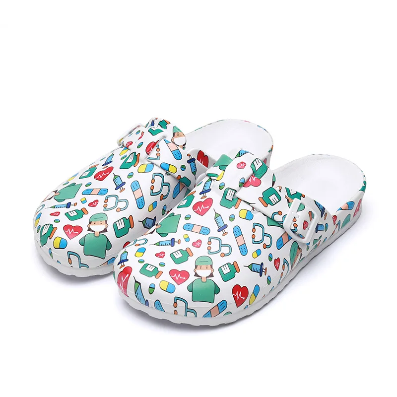 Creative Cartoon Nursing Shoes Men Women Laboratory Studio EVA Soft Soles Protective Shoes Waterproof Platform Slippers Sandals
Creative Cartoon Nursing Shoes Men Women Laboratory Studio EVA Soft Soles Protective Shoes Waterproof Platform Slippers Sandals