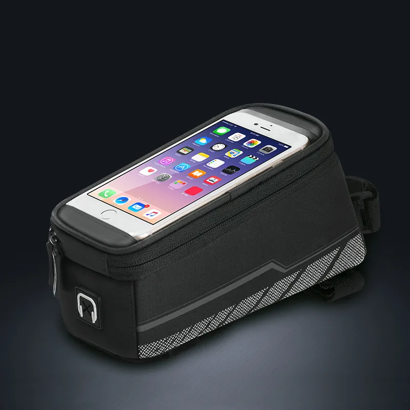 Сенсорный экран Велоспорт Передняя рамка верхней трубы 5,7 "сотовый мобильный телефон велосипед держатель мешка чехол панье 
Сенсорный экран Велоспорт Передняя рамка верхней трубы 5,7 "сотовый мобильный телефон велосипед держатель мешка чехол панье