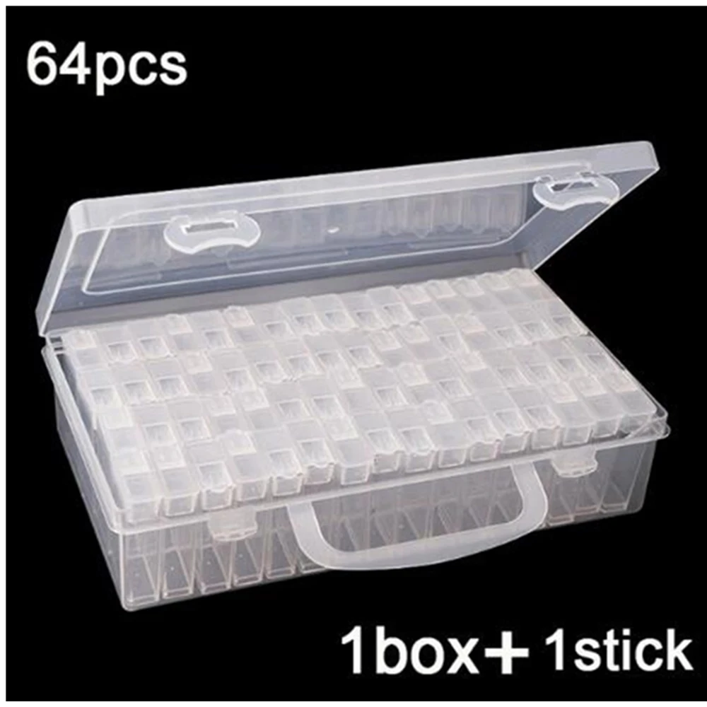 28/56/64/128 Pcs Lattice Diamond Painting Tools Accessories Beads Container Kits Storage Organizer Stone Storage Convenience Box
28/56/64/128 Pcs Lattice Diamond Painting Tools Accessories Beads Container Kits Storage Organizer Stone Storage Convenience Box