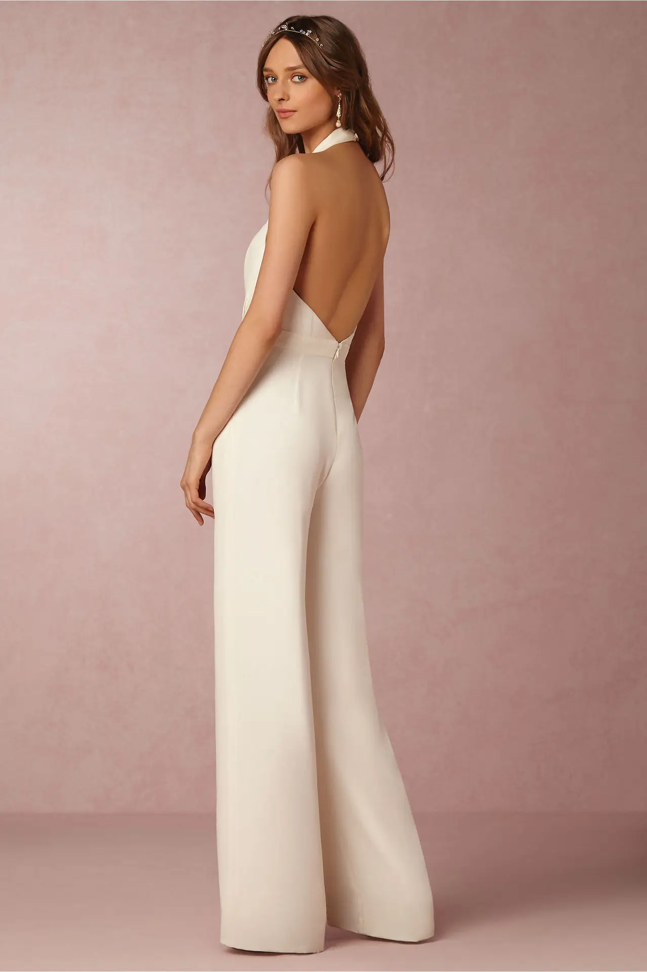 Europe and the United States foreign trade fall sexy sleeveless hanging neck jumpsuits
Europe and the United States foreign trade fall sexy sleeveless hanging neck jumpsuits