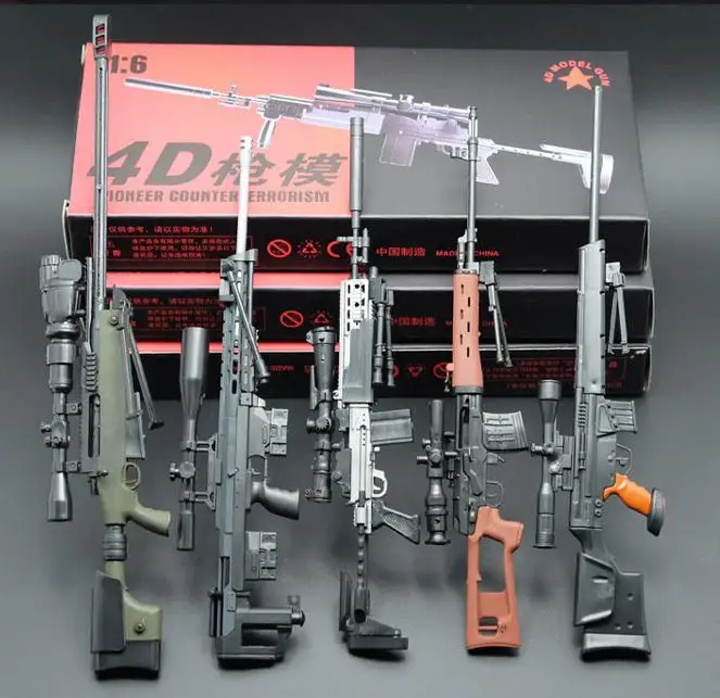 1 шт. 1:6 собрать покрытием ружьё модель снайперская винтовка SVD PSG MK14 DSR TAC 50 оружие