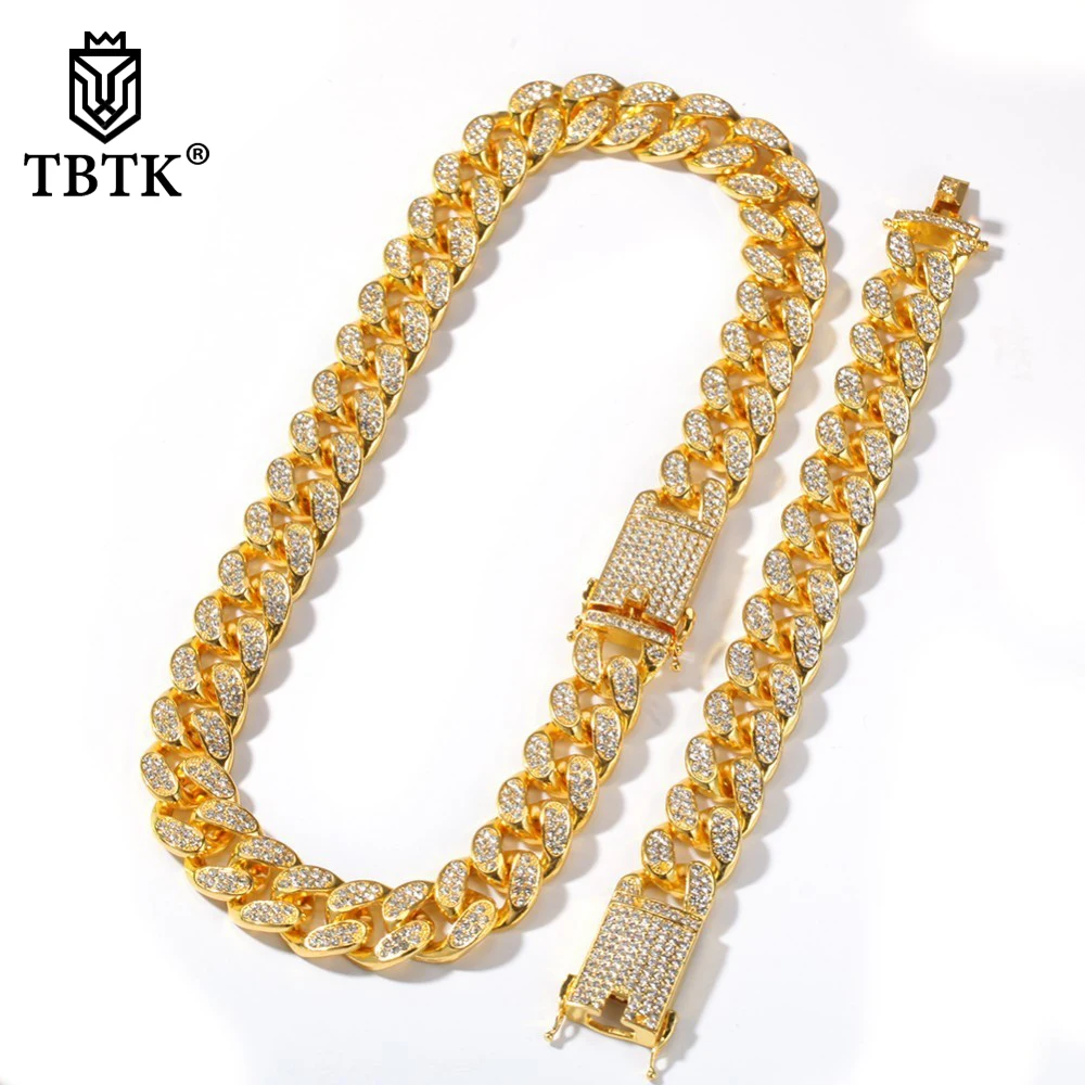 TBTK 20mm Width Jewelry Necklace&Bracelet Beautiful Luxury Punk Party Costume Jewelry for Man Paved Bling Rhinestone Crystal
TBTK 20mm Width Jewelry Necklace&Bracelet Beautiful Luxury Punk Party Costume Jewelry for Man Paved Bling Rhinestone Crystal