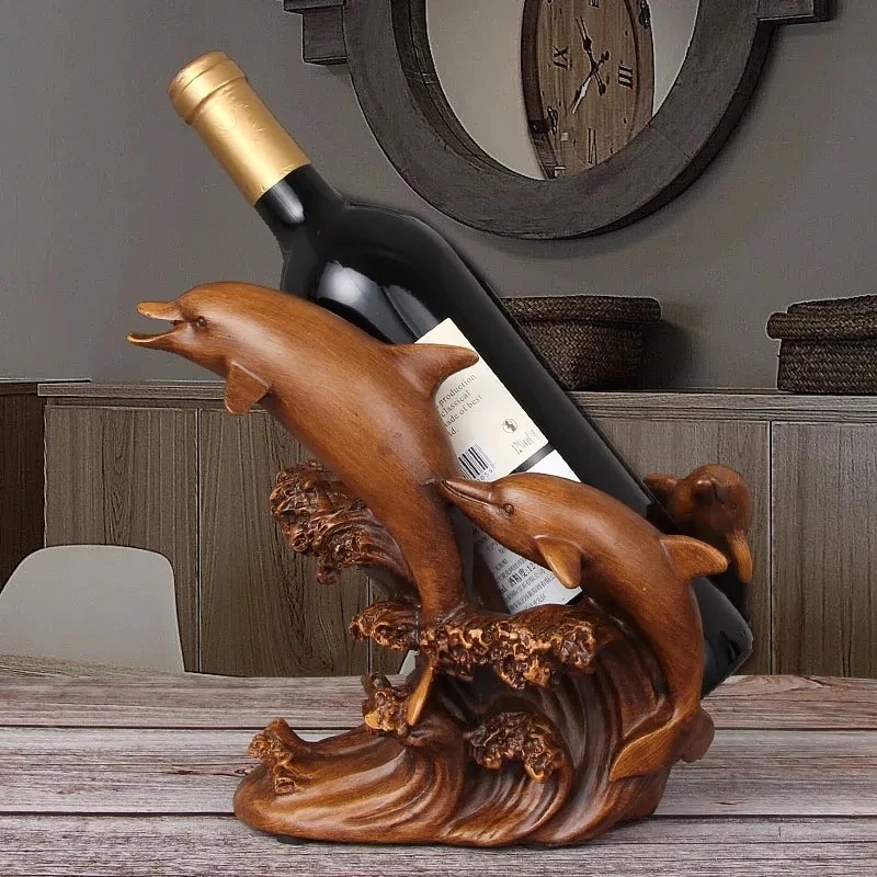 Creative Crafts Resin Red Wine Holder Frame Dolphin Love Room Decoration Animal Figurines W4094
Creative Crafts Resin Red Wine Holder Frame Dolphin Love Room Decoration Animal Figurines W4094