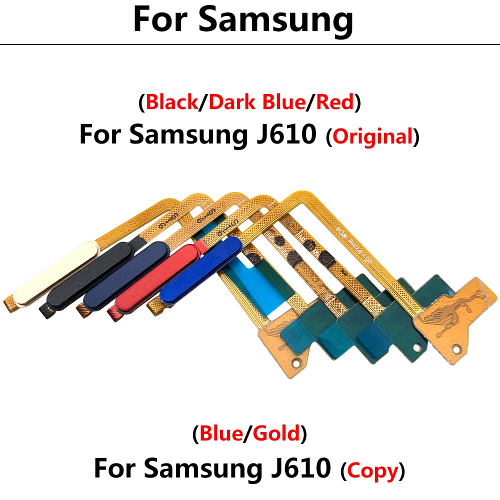 Fingerprint Sensor Home Button Flex Cable Ribbon For Samsung J6 Plus Home Button Flex Cable For Samsung J6 Plus J6 + J610 J610F 
Fingerprint Sensor Home Button Flex Cable Ribbon For Samsung J6 Plus Home Button Flex Cable For Samsung J6 Plus J6 + J610 J610F