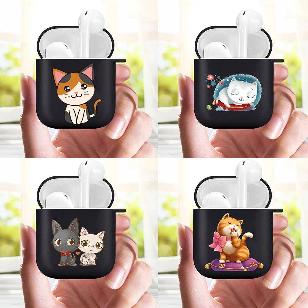 Silicone cover for Airpods 1/2 Earphone funny cartoon cute animal cat soft Fundas Airpods Case Air Pods Charging Box Bags etui
Silicone cover for Airpods 1/2 Earphone funny cartoon cute animal cat soft Fundas Airpods Case Air Pods Charging Box Bags etui