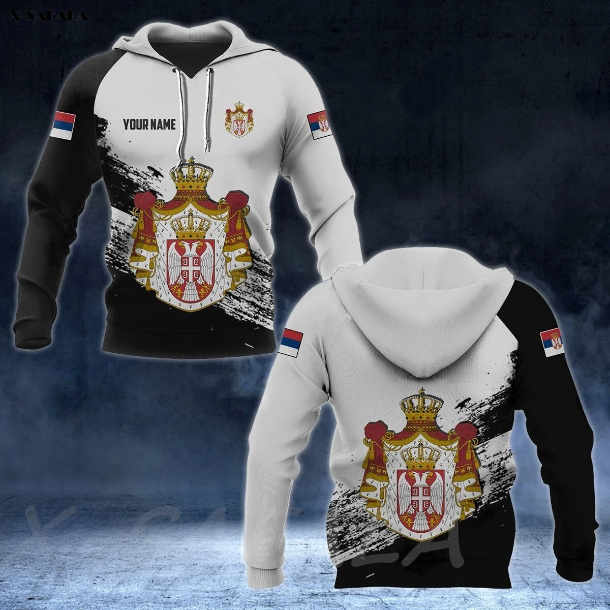 Serbia National Emblem Flag Country Custom Name 3D FULL Print Man Zipper HOODIE Pullover Sweatshirt Hooded Jersey Tracksuits
Serbia National Emblem Flag Country Custom Name 3D FULL Print Man Zipper HOODIE Pullover Sweatshirt Hooded Jersey Tracksuits