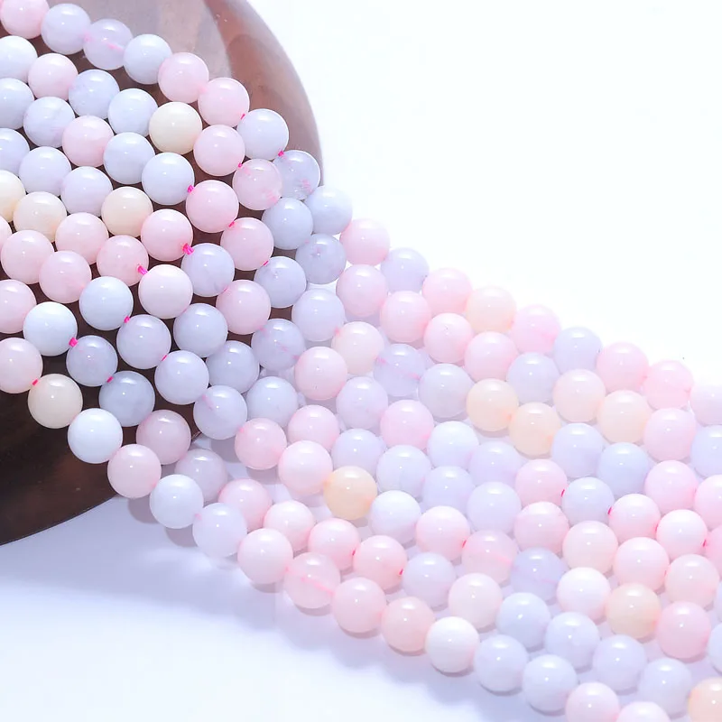 LS Colorful Morganite Stone Beads for Jewelry Making 6 8 10mm Smooth Round Loose Spacer Beads DIY Bracelet Charms Accessories
LS Colorful Morganite Stone Beads for Jewelry Making 6 8 10mm Smooth Round Loose Spacer Beads DIY Bracelet Charms Accessories