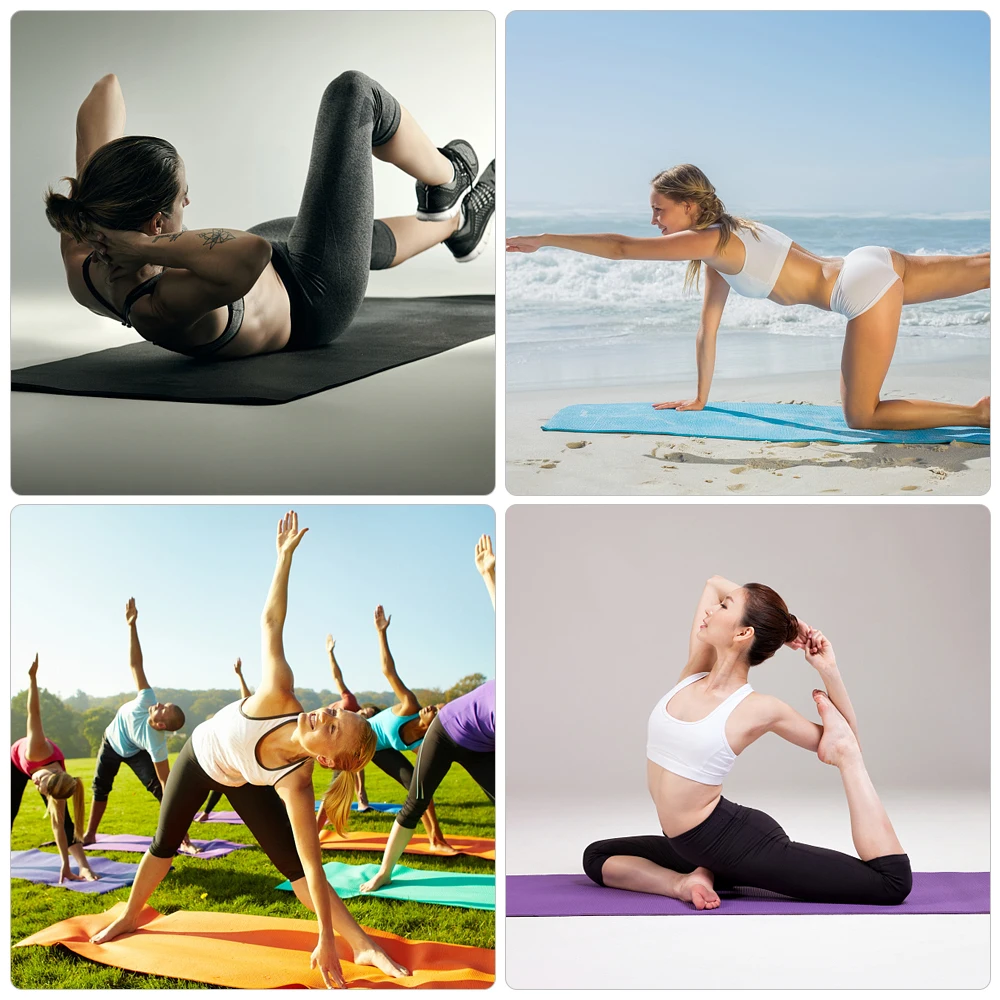 72.0524.01in Portable Yoga Mat Thicken Sports Anti-slip Yoga Pilates Gymnastics Mat Fitness Workout Carrying Strap Storage Bag
72.0524.01in Portable Yoga Mat Thicken Sports Anti-slip Yoga Pilates Gymnastics Mat Fitness Workout Carrying Strap Storage Bag