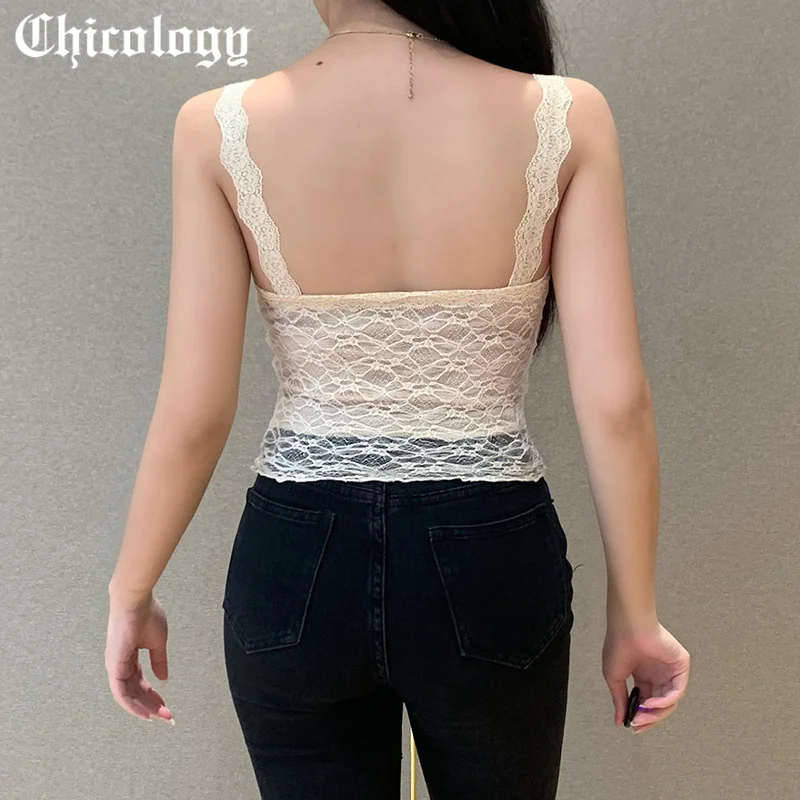 Chicology 2021 Women Summer Lace Top Bodycon Sleeveless Y2K Sleeveless Aquare Neck Skinny Fashion Crop Tank Clothes
Chicology 2021 Women Summer Lace Top Bodycon Sleeveless Y2K Sleeveless Aquare Neck Skinny Fashion Crop Tank Clothes