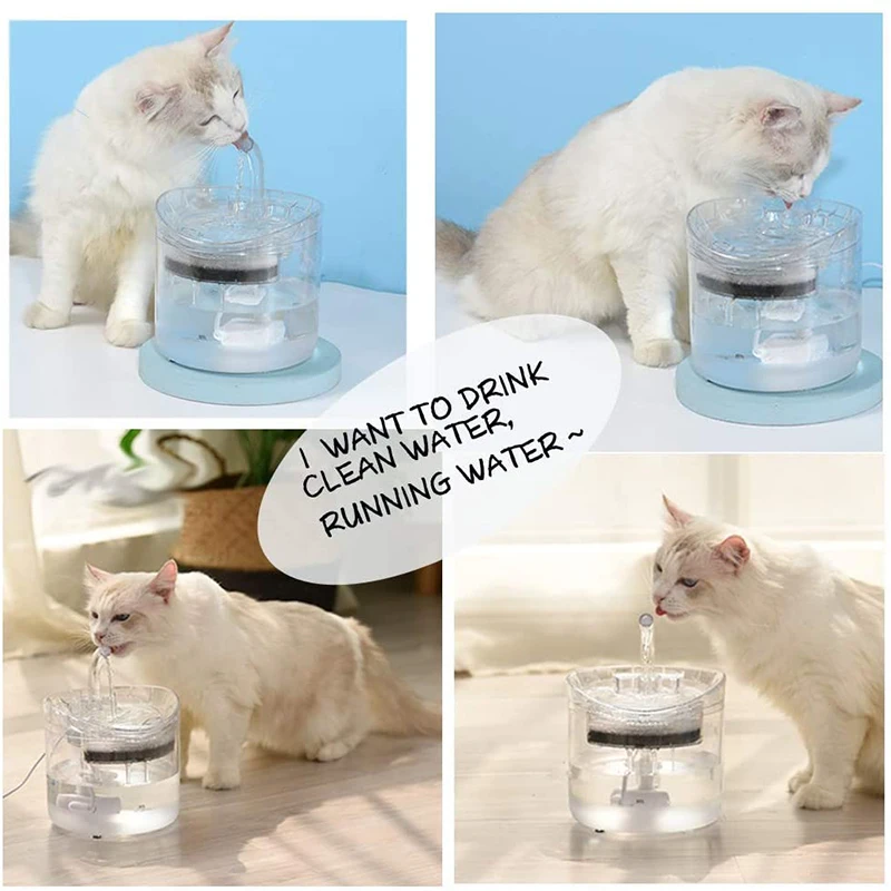 1.8L Automatic Cat Water Fountain with Faucet Dog Water Dispenser Transparent Drinker Pet Drinking Feeder Bowl with Filters
1.8L Automatic Cat Water Fountain with Faucet Dog Water Dispenser Transparent Drinker Pet Drinking Feeder Bowl with Filters