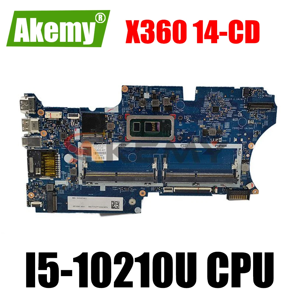 Материнская плата для ноутбука HP X360 14-CD 18702-1 448.0E815.0011, системная плата для ноутбука с/SRGKY I5-10210U CPU 100%, хорошо протестирована
Материнская плата для ноутбука HP X360 14-CD 18702-1 448.0E815.0011, системная плата для ноутбука с/SRGKY I5-10210U CPU 100%, хорошо протестирована