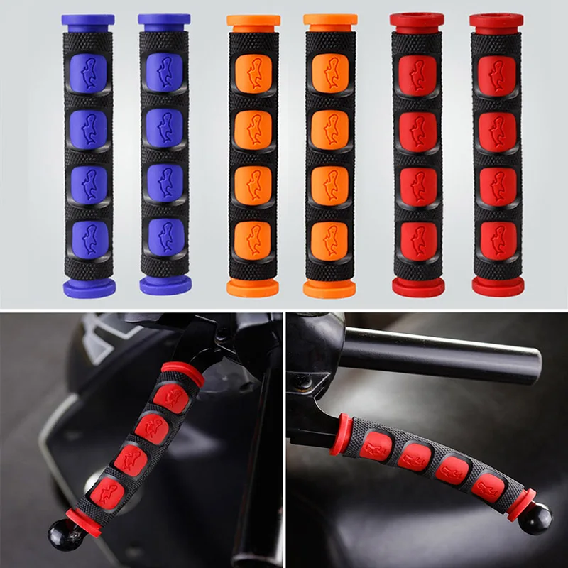 

2Pcs/pair Rubber Motorcycle Handgrip Guard Motorbike Brake Clutch Lever Cover Handlebar Grips