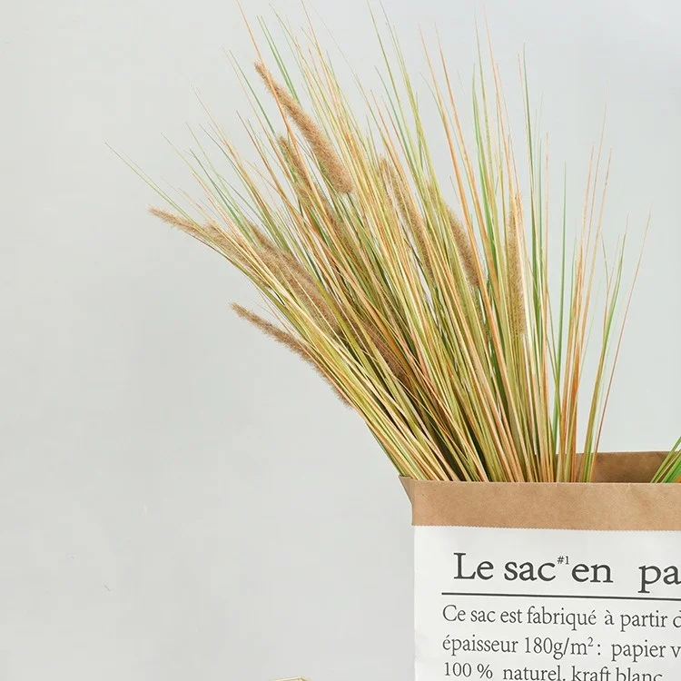 Artificial Green Plant Foxtail Bouquet Single 85cm Long, Flower Arrangement for Home Potted Plants, Gardens, Weddings, Parties.
Artificial Green Plant Foxtail Bouquet Single 85cm Long, Flower Arrangement for Home Potted Plants, Gardens, Weddings, Parties.