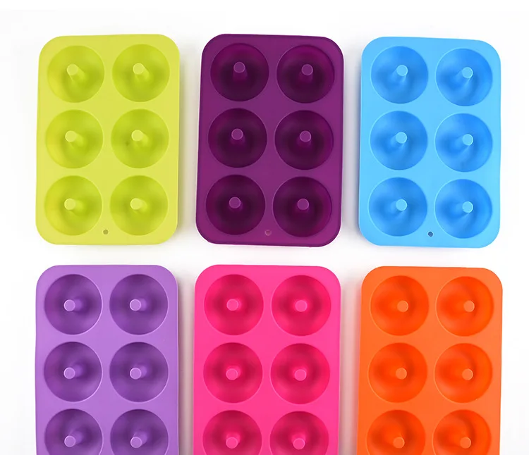 6-cavity Silicone Doughnut Mold Baking Cake Silicone Mold DIY Baking Oven Mold Bakery Accessories
6-cavity Silicone Doughnut Mold Baking Cake Silicone Mold DIY Baking Oven Mold Bakery Accessories